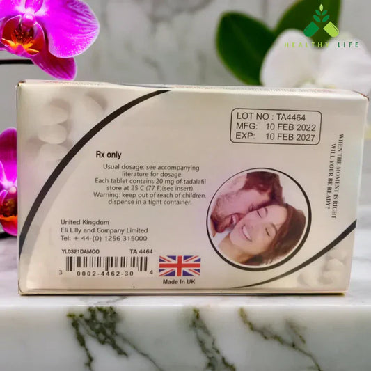 C!alis Silver 20mg 6 Tablet Book