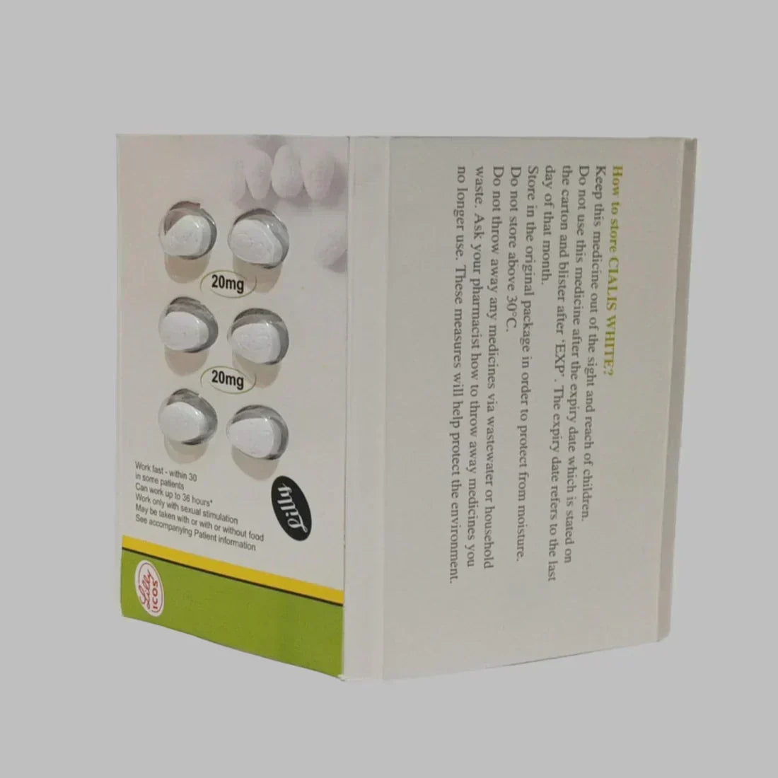C!alis White 20mg 6 Tablets