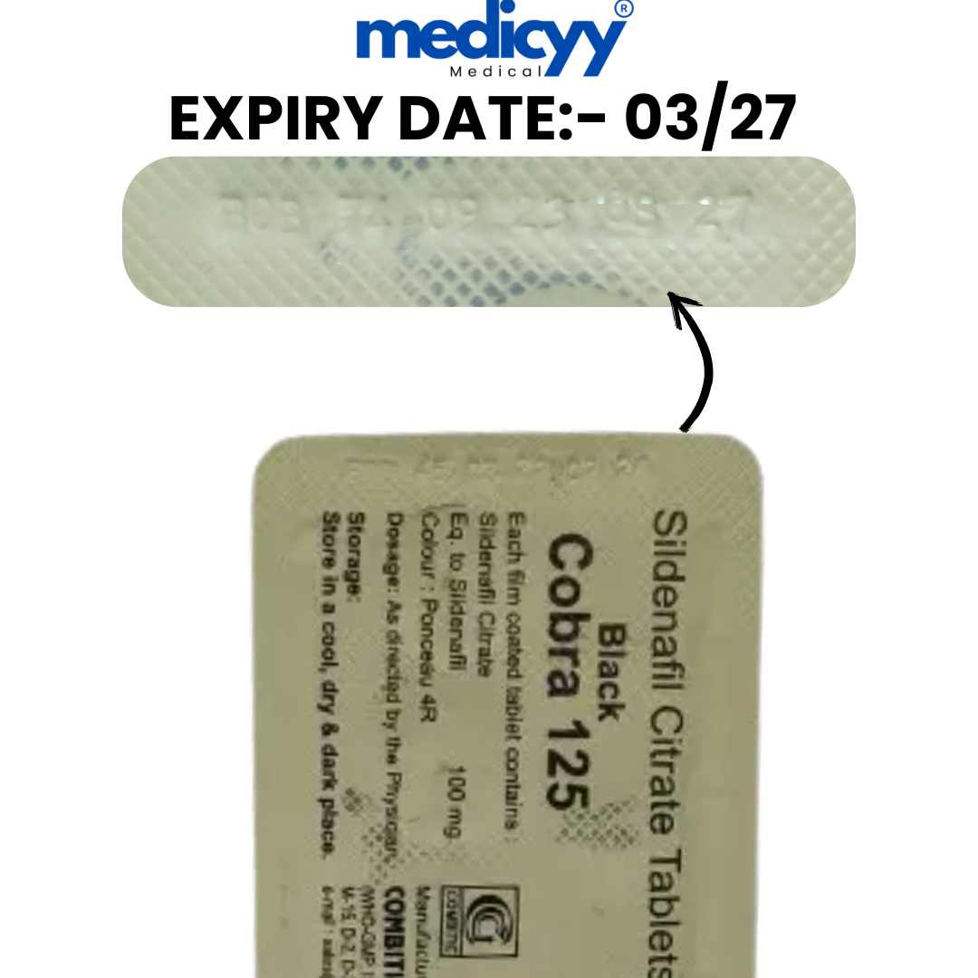 Black cobra 125Mg by Combitic Global Caplet Pvt Ltd (India).