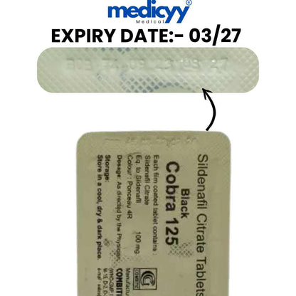 Black cobra 125Mg by Combitic Global Caplet Pvt Ltd (India).